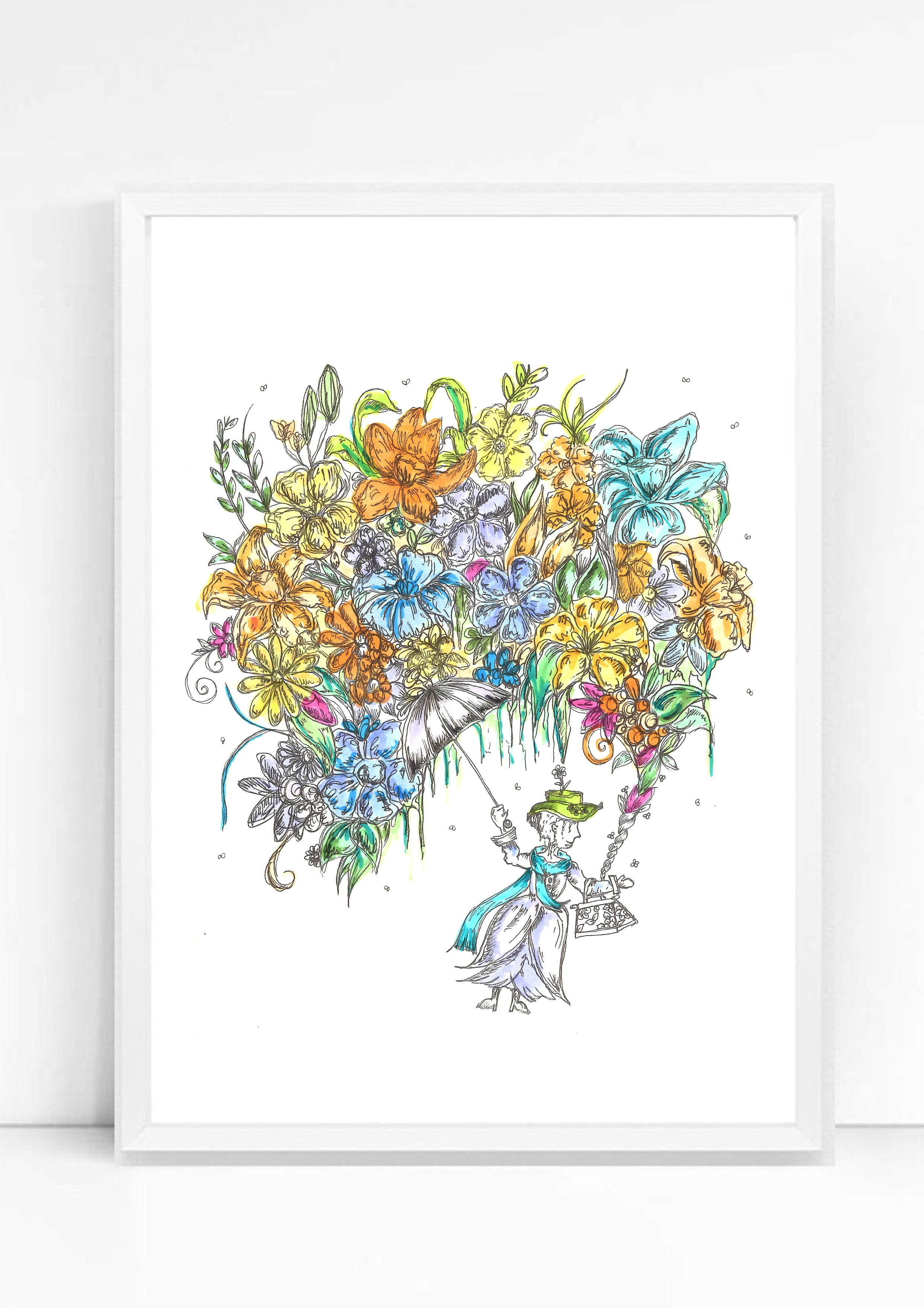 Mary Poppins Print / Sticker / bookmark