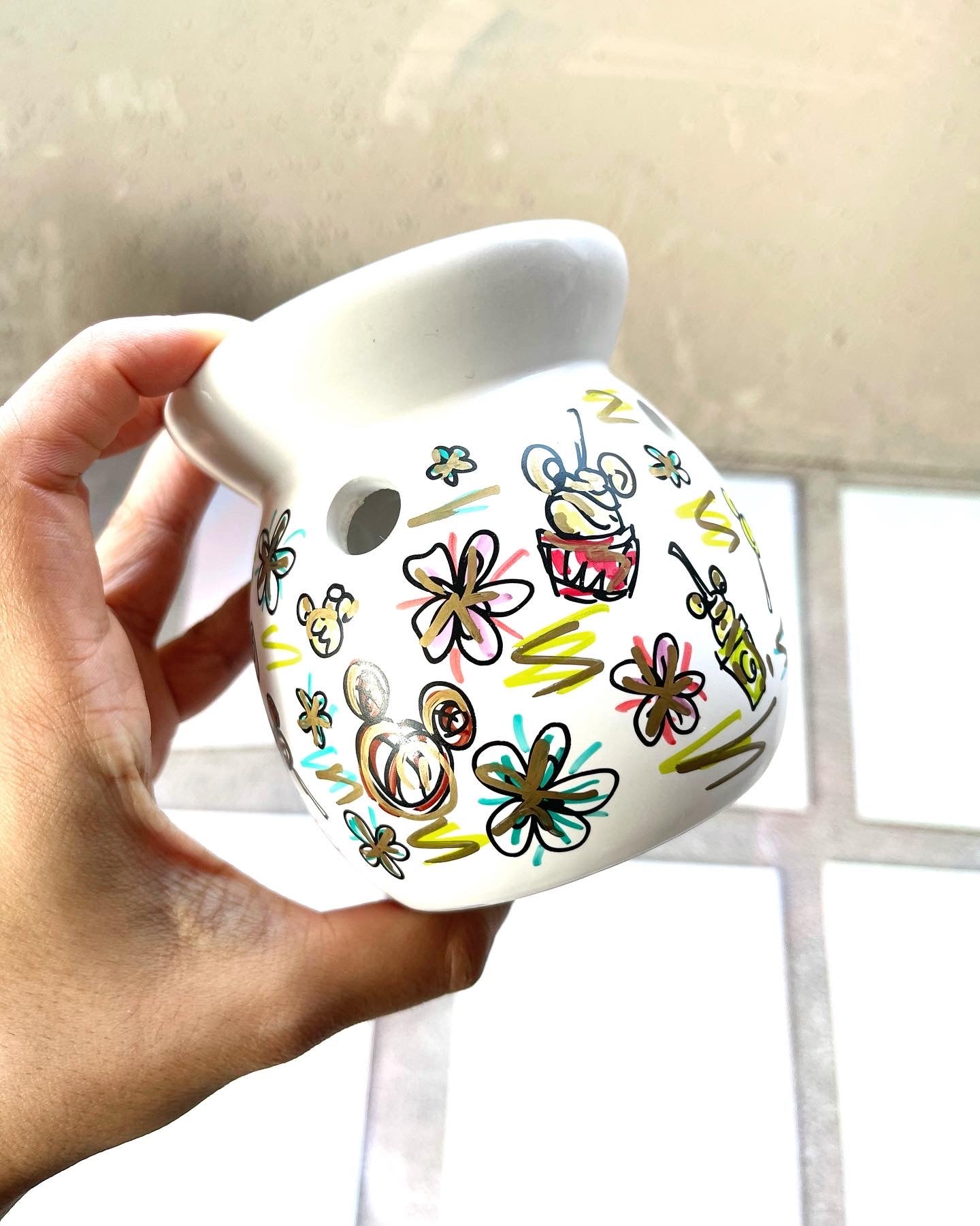 Mickey snacks castle Floral Ceramics Wax Oil Burner - HOMEWARE