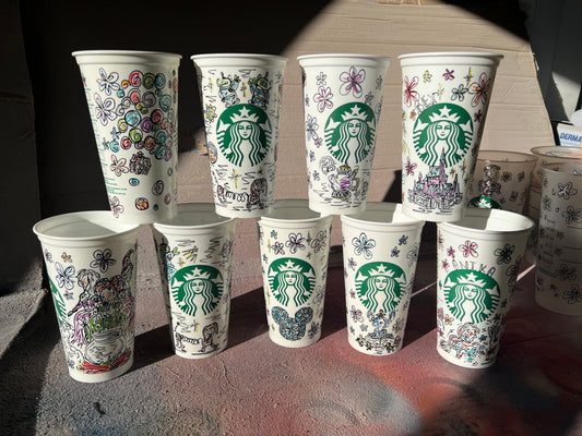 Custom Starbucks hot Cup