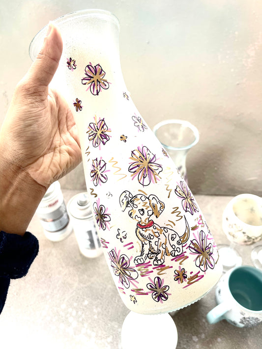 101 Dalmatian tall vase