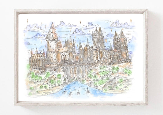 Hogwarts magical Print / Sticker / bookmark