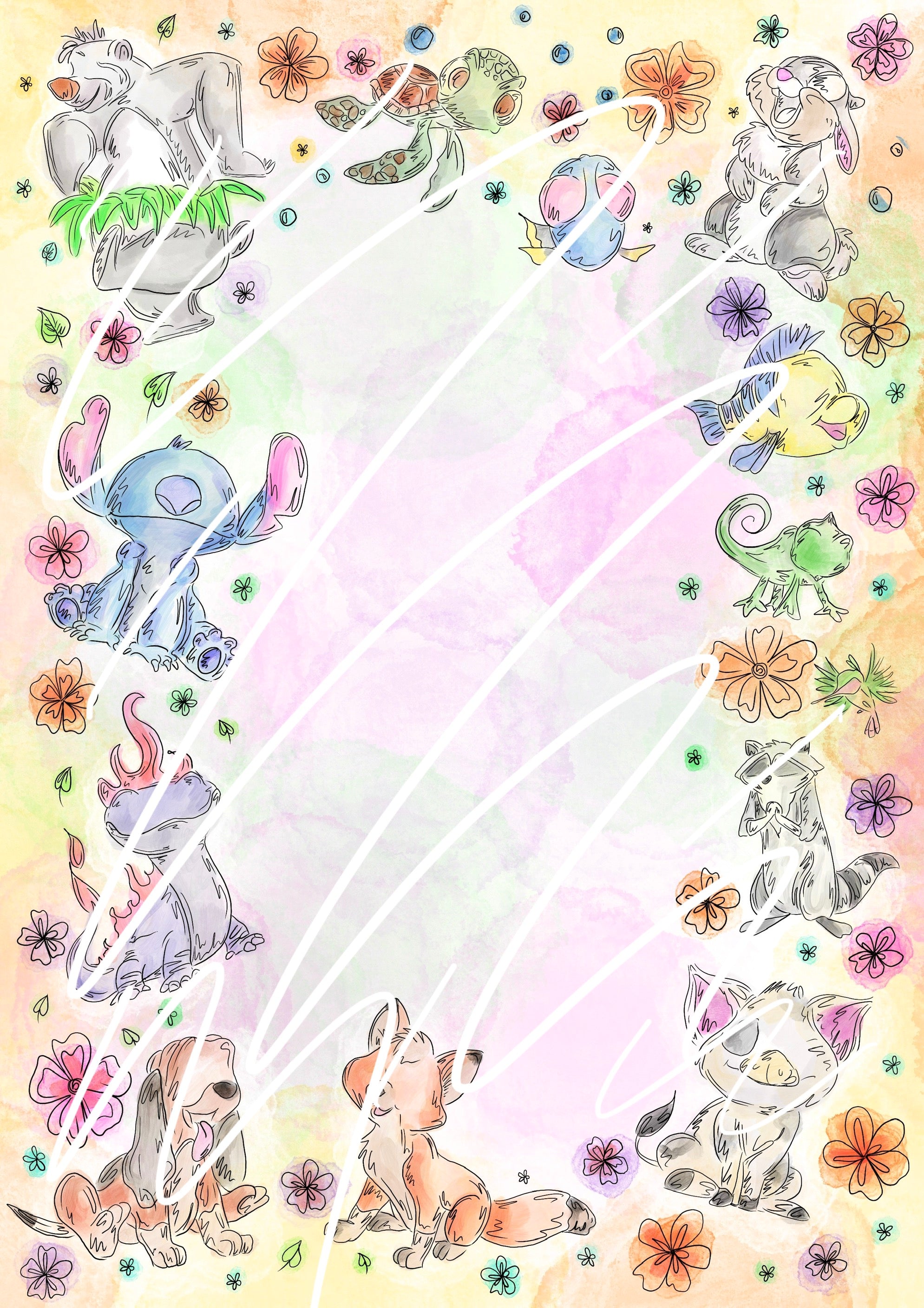 DIGITAL DOWNLOAD - DISNEY ANIMALS